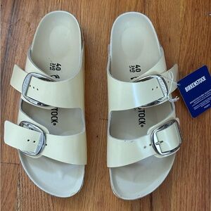 butter yellow birkenstock arizonas